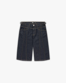 V-LOGO RAW JORTS