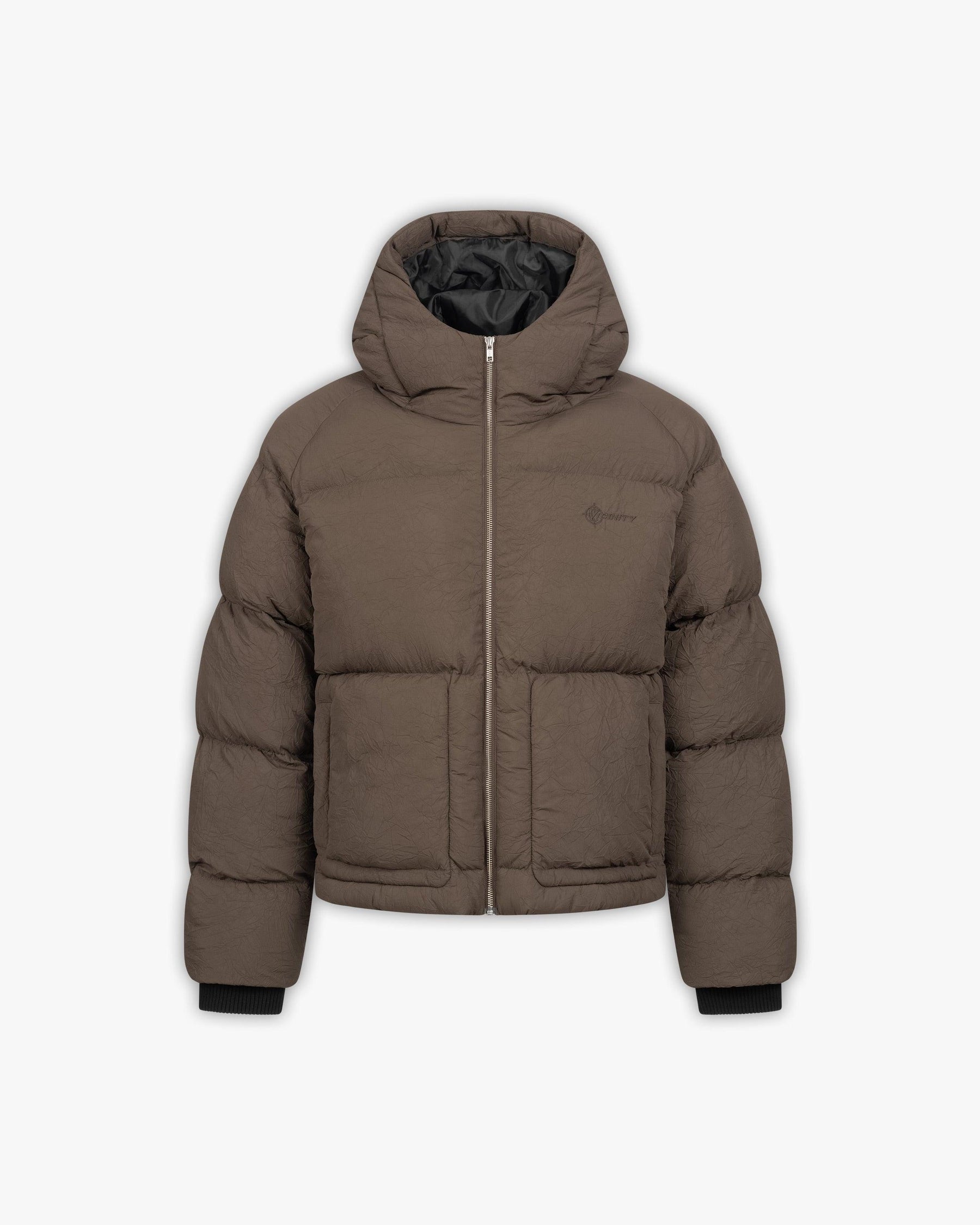 PUFFER JACKET BROWN