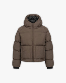 PUFFER JACKET BROWN