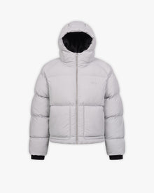 PUFFER JACKET LIGHT GREY