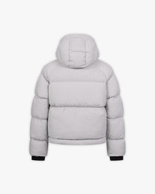 PUFFER JACKET LIGHT GREY