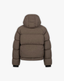 PUFFER JACKET BROWN