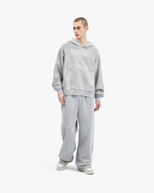 FADED WASH HOODIE GREY