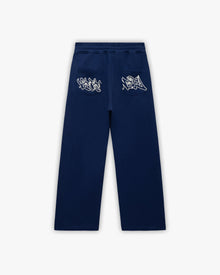 GRAFFITI JOGGER BLUE