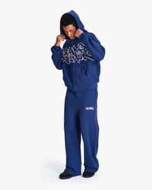 GRAFFITI JOGGER BLUE