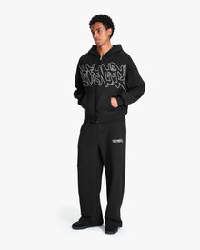GRAFFITI ZIP-HOODIE BLACK