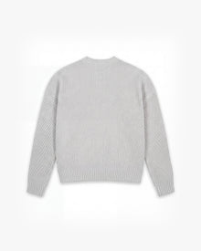 V-LOGO KNITWEAR LIGHT GREY