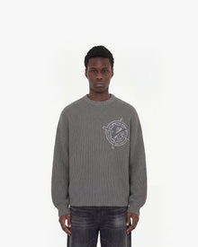 V-LOGO KNITWEAR DARK GREY