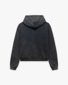 SIGNATURE ZIP HOODIE VINTAGE BLACK