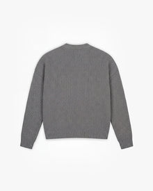 V-LOGO KNITWEAR DARK GREY