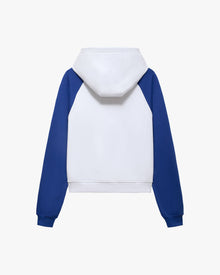 INSTITUTE HOODIE WHITE/BLUE