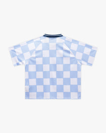 CARO CHECKER JERSEY BLUE/WHITE