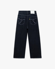 VOLUME DENIM RAW BLUE
