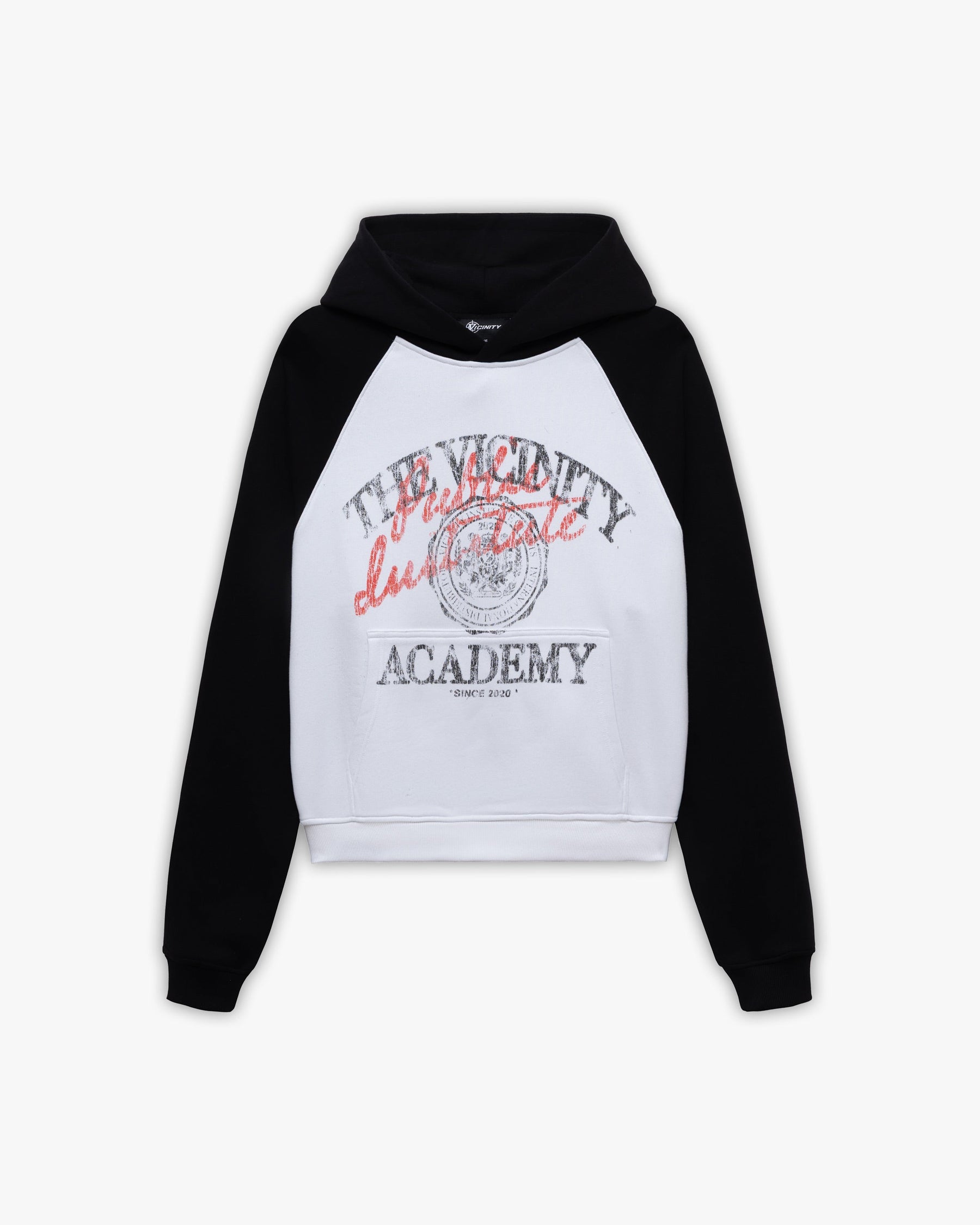 BICOLOR PUBLIC INSTITUTE HOODIE BLACK/WHITE