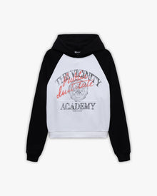 BICOLOR PUBLIC INSTITUTE HOODIE BLACK/WHITE