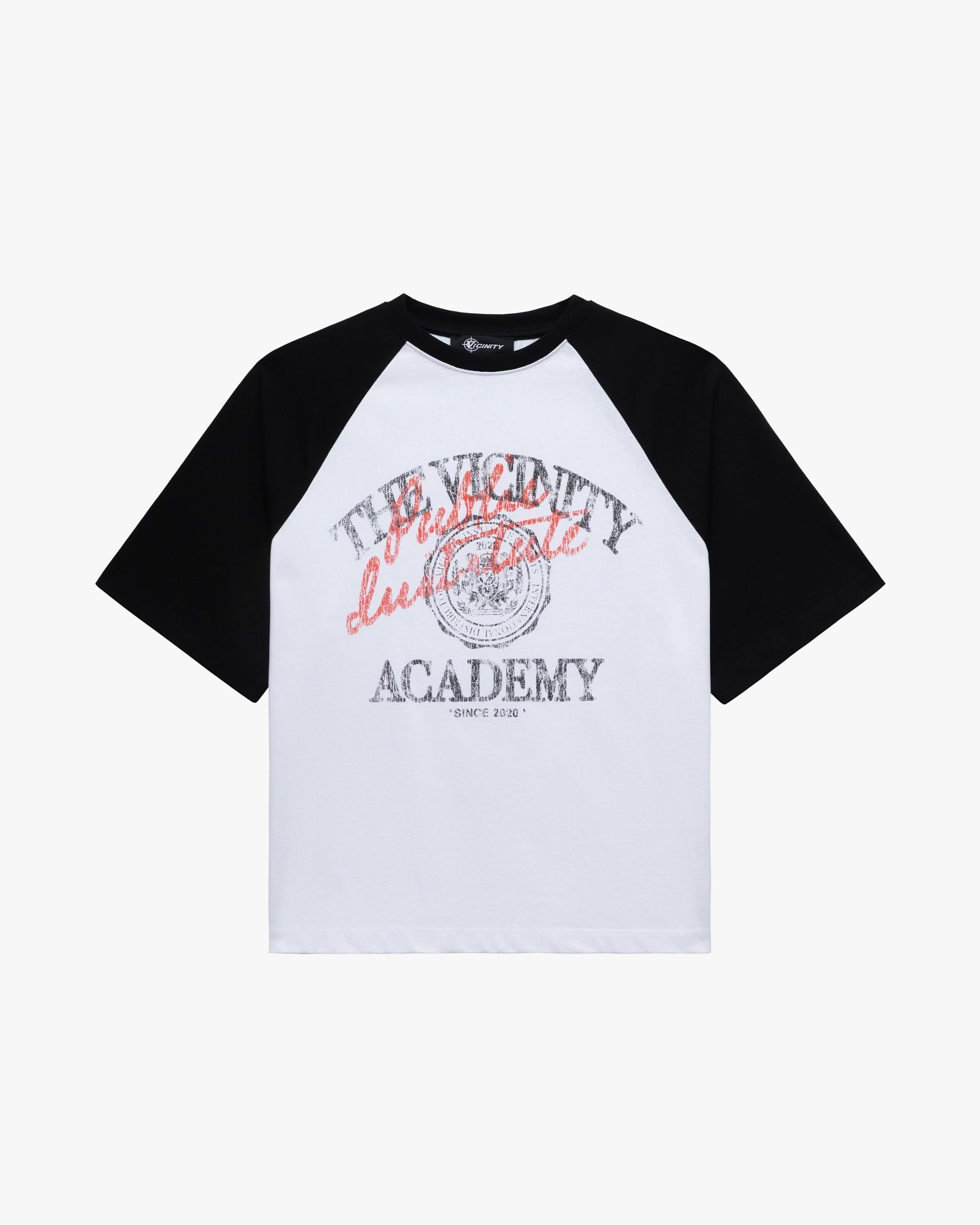 BICOLOR PUBLIC INSTITUTE TEE BLACK/WHITE