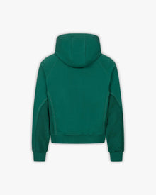 INSIDE OUT HOODIE FORREST GREEN
