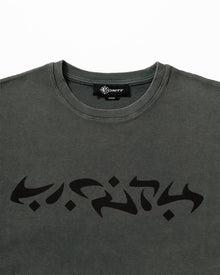 ACID WASHED WAFFLE LONGSLEEVE LIGHT GREY