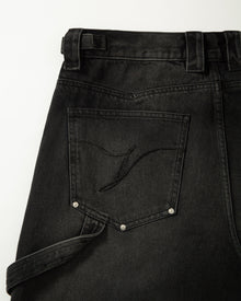 WILD SOUTH DENIM JORTS COAL
