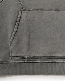 ACID WASHED HOODIE LIGHT GREY