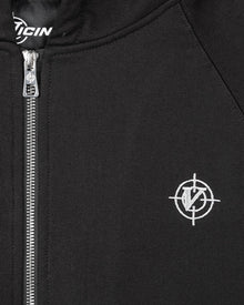 INSIDE OUT ZIP HOODIE BLACK (OLD SIZING)