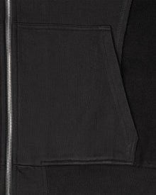 INSIDE OUT ZIP HOODIE BLACK (OLD SIZING)