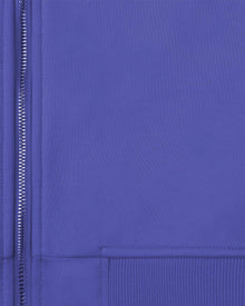 INSIDE OUT ZIP HOODIE OCEAN BLUE