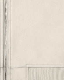 INSIDE OUT ZIP HOODIE BEIGE