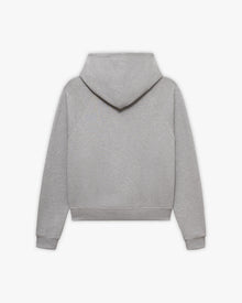 EAGLE TATTOO HOODIE MELANGE GREY