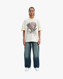 EAGLE TATTOO TEE BEIGE