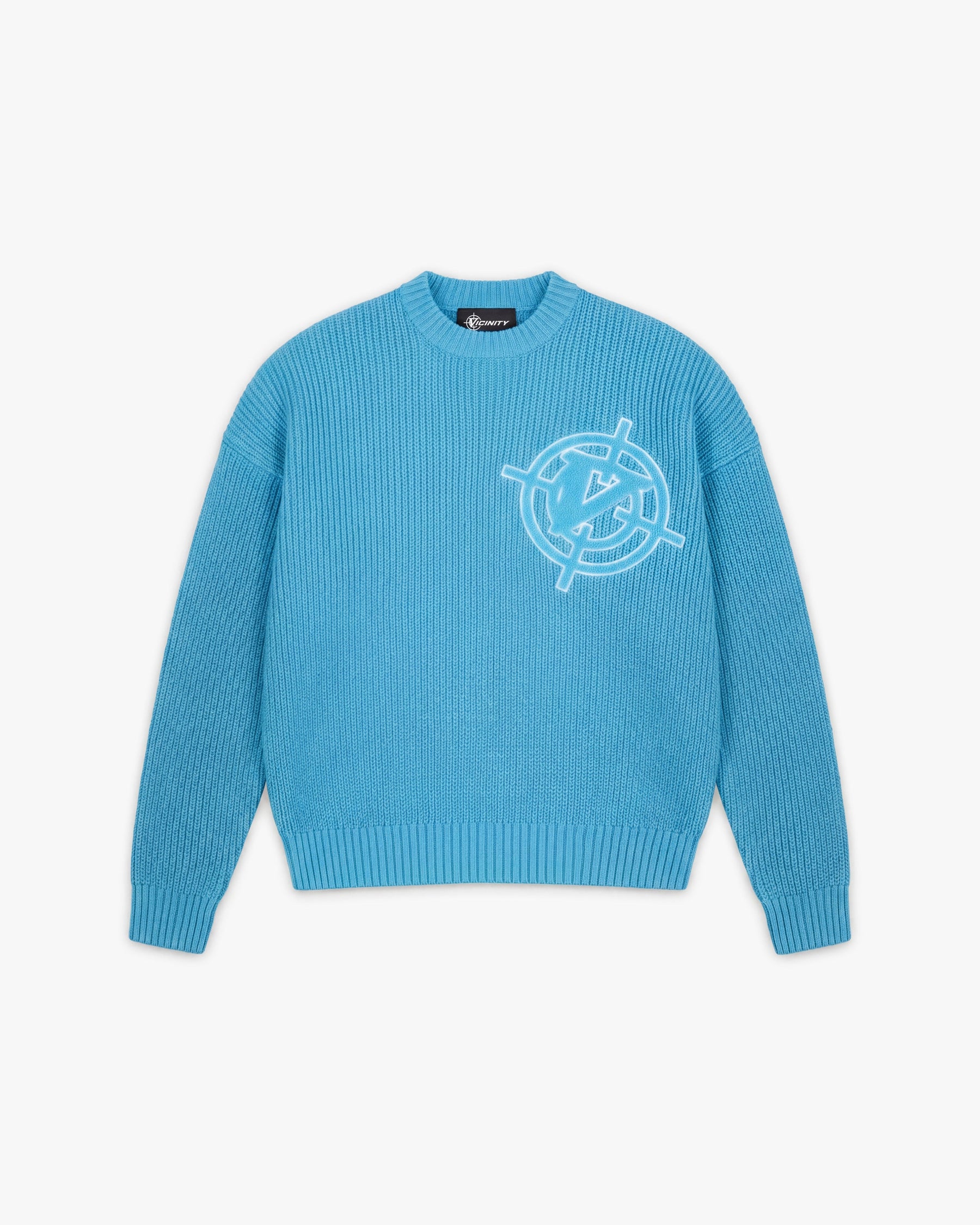 V-LOGO KNITWEAR SKY BLUE