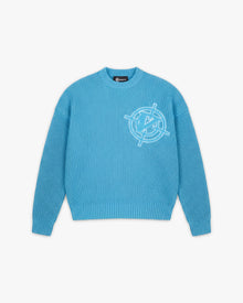V-LOGO KNITWEAR SKY BLUE