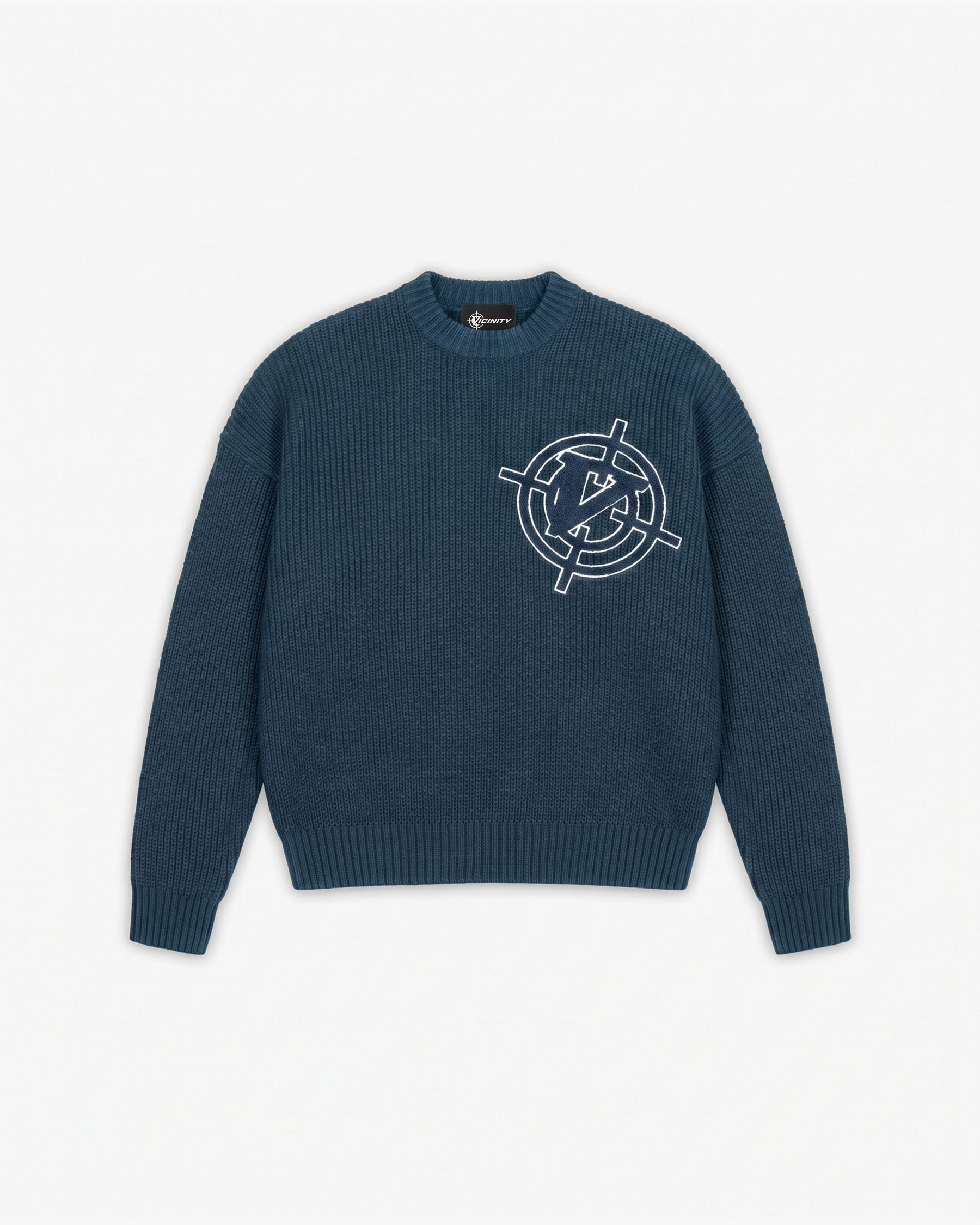V-LOGO KNITWEAR MIDNIGHT BLUE