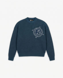 V-LOGO KNITWEAR MIDNIGHT BLUE