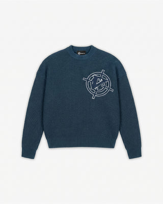 V-LOGO KNITWEAR MIDNIGHT BLUE
