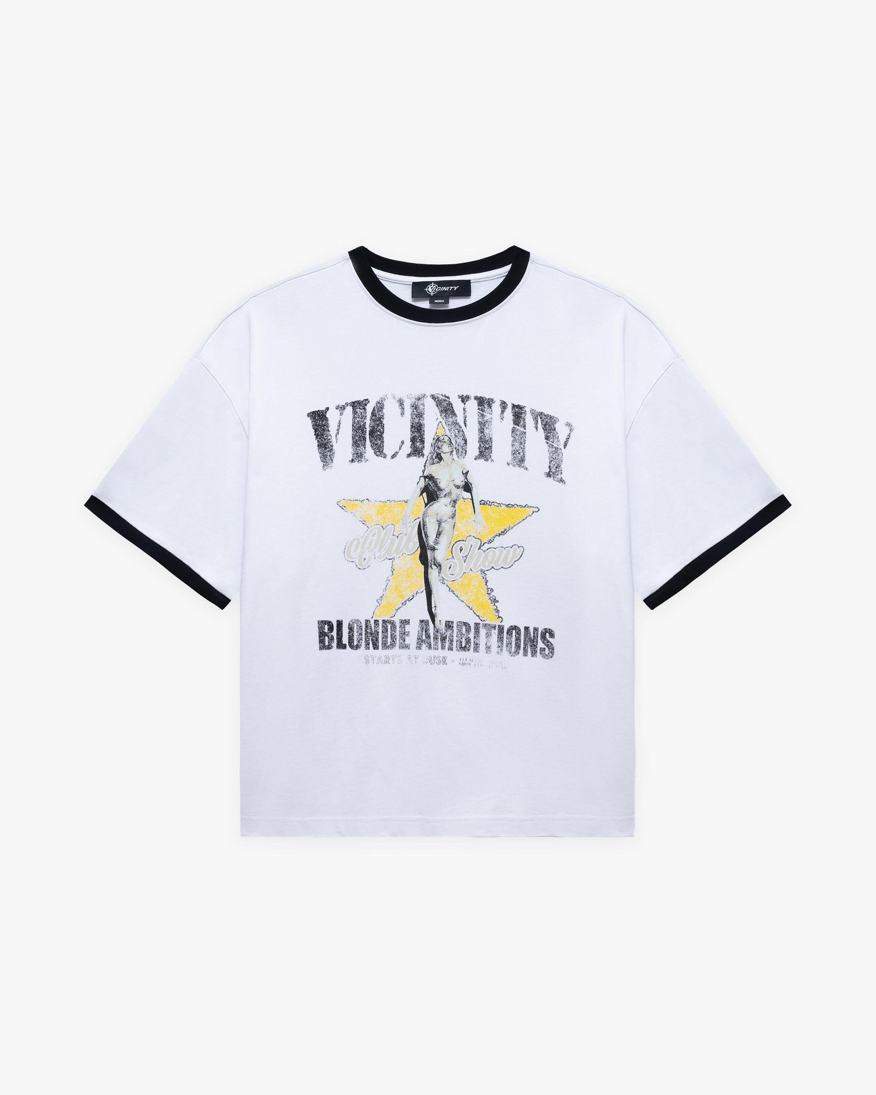 BLONDE AMBITIONS TEE WHITE