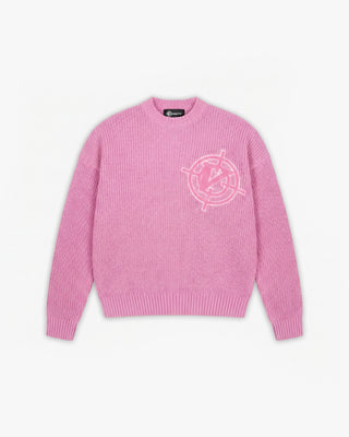 V-LOGO KNITWEAR WILD ROSE
