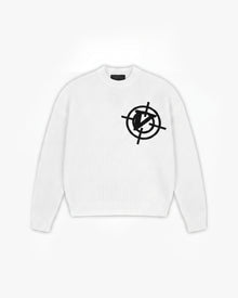 V-LOGO KNITWEAR WHITE