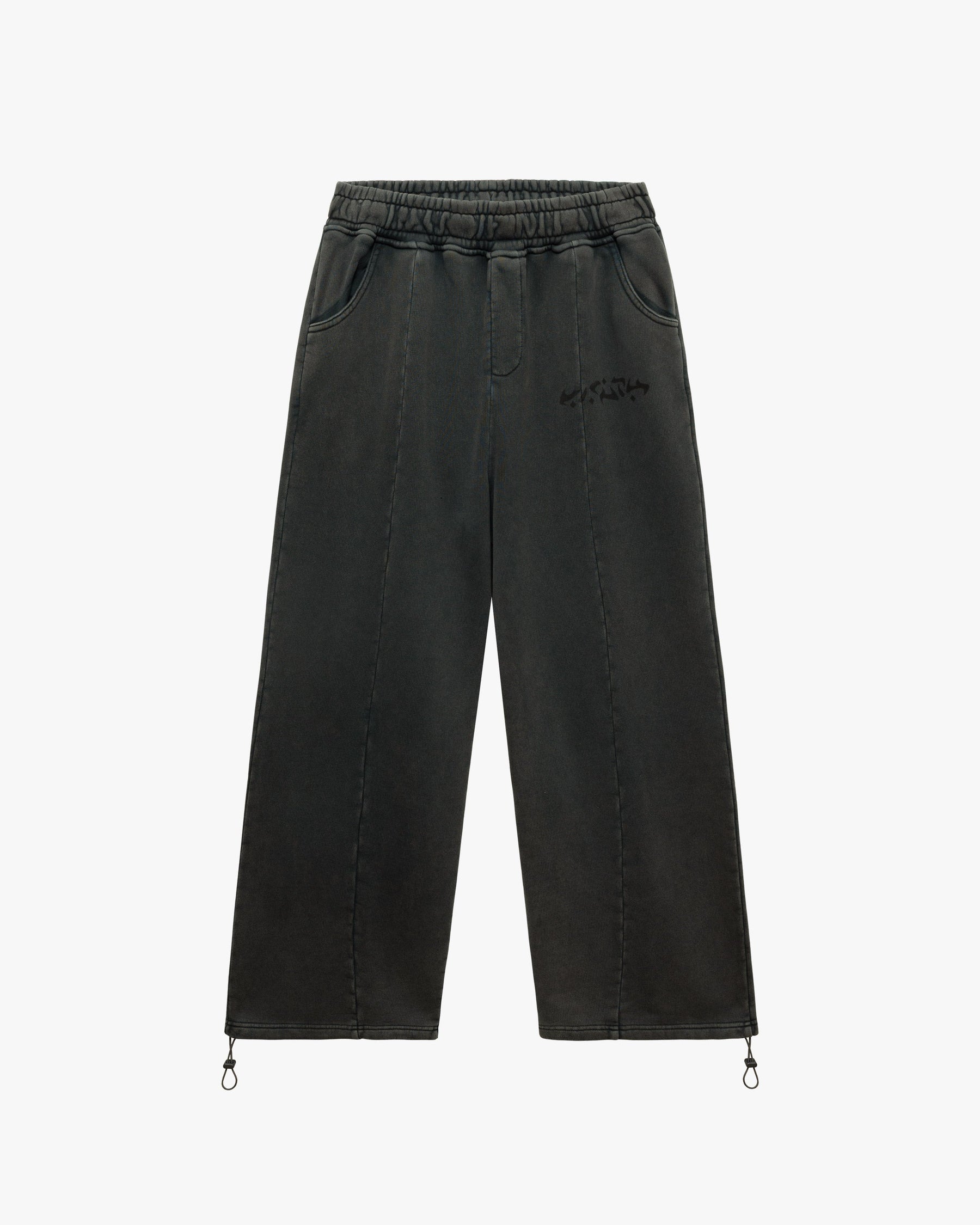 ACID WASHED JOGGER DARK GREY