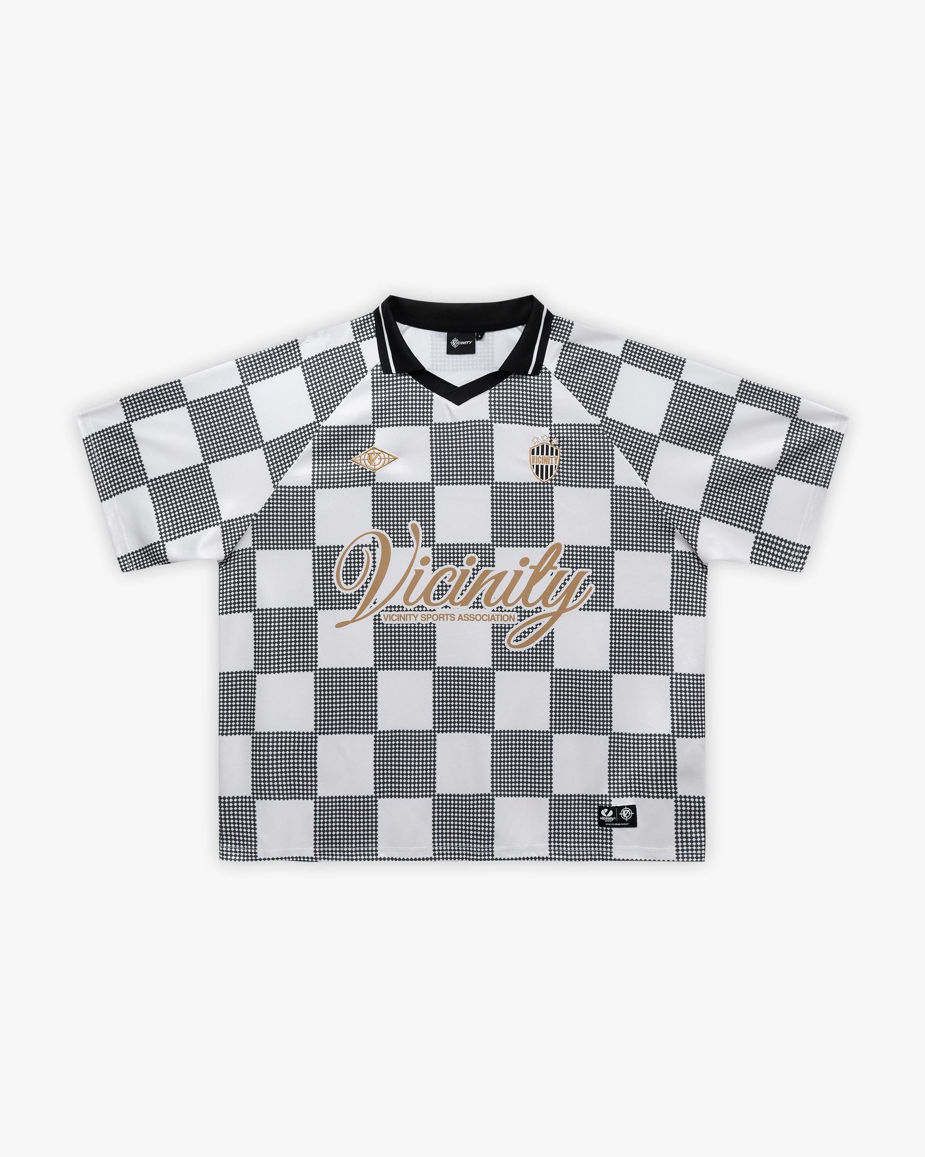 CARO CHECKER JERSEY BLACK/WHITE