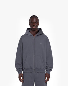 SOFTS ZIP-HOODIE DARK GREY