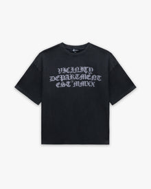 GOTH DEPT TEE VINTAGE BLACK