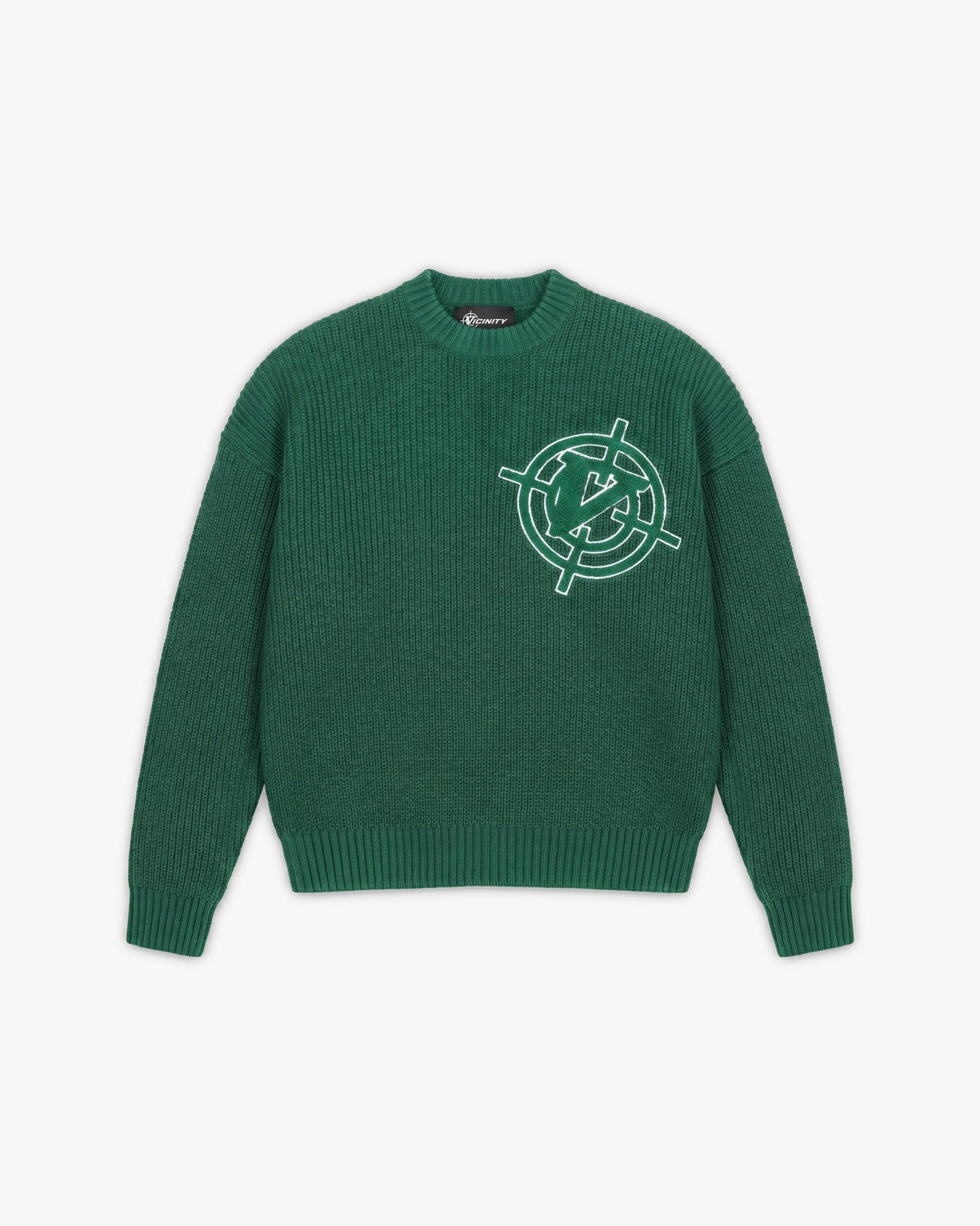 V-LOGO KNITWEAR GREEN