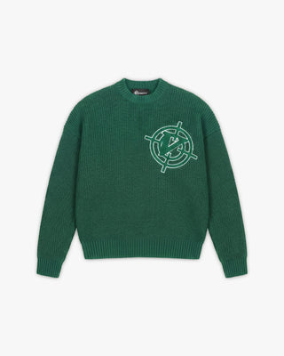 V-LOGO KNITWEAR GREEN