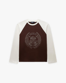 HALL OF FAME LONGSLEEVE BROWN/CREAM