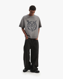 INITIALS TEE DARK GREY