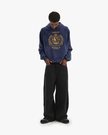 PASSPORT HOODIE WASHED BLUE