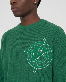 V-LOGO KNITWEAR GREEN