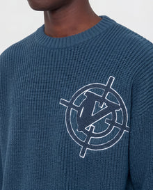 V-LOGO KNITWEAR MIDNIGHT BLUE