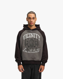 INSTITUTE HOODIE GREY/BLACK